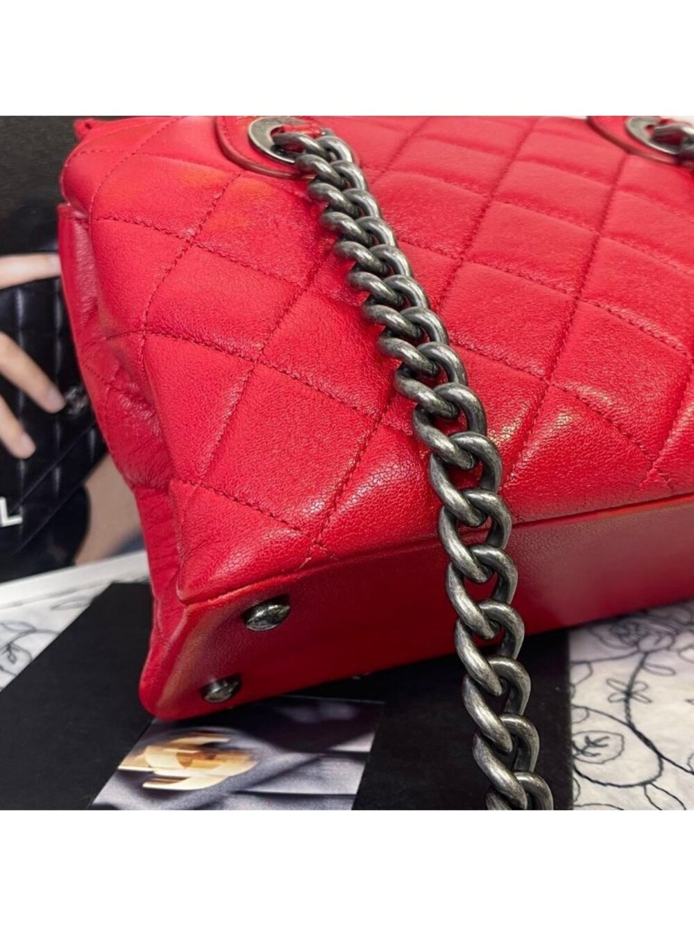 Chanel Quilted 2-Way Chain Shoulder Bag - Picture 3 of 15